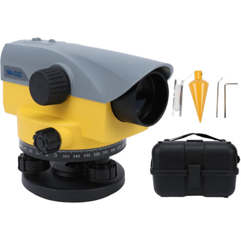 Kit de niveau optique automatique 32X, Instrument d'arpentage de haute précision pour la mesure des routes minières et de Construction