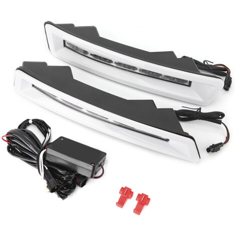 Paire de feux diurnes LED DRL 12 V adaptés pour Toyota Land Cruiser FJ200 2012-2013 (1/5)