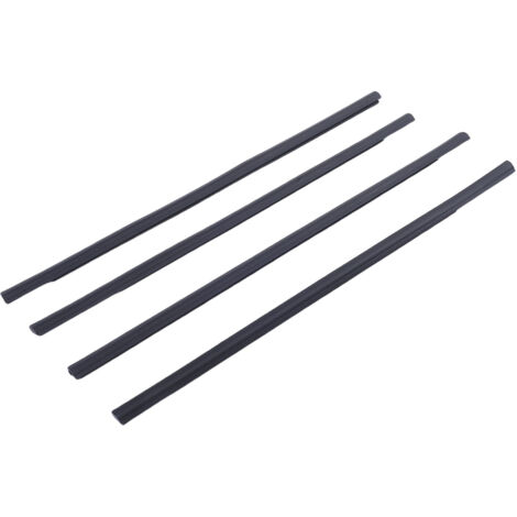 Bande d'étanchéité en caoutchouc pour fenêtre extérieure de voiture, 4 pièces, 80821 1DA0A, noir, garniture d'étanchéité, remplacement de ceinture pour x-trail T31 2008 – 2013 (1/5)