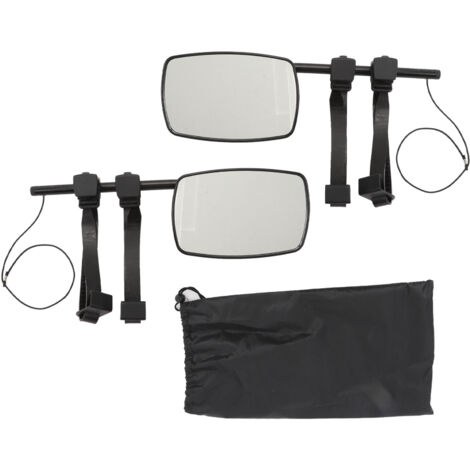 Paire d'extensions de rétroviseurs de remorquage, réglables à 360 degrés, universelles, pour remorque, camion, camping-car (1/5)