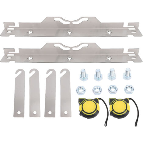 Plaque à outils d'alignement des roues avec feuille de connexion, embout en acier inoxydable robuste pour voitures, camions, véhicules tout-terrain avec 2 mètres ruban de 3 mètres (1/5)