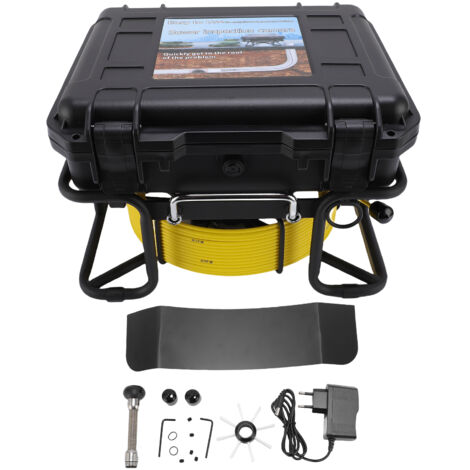 Caméra d'égout 30M, écran IPS 18mm 1080P 9 pouces, étanche IP68, carte de stockage 32 go, tuyau de vidange, Endoscope d'inspection, prise ue (1/5)