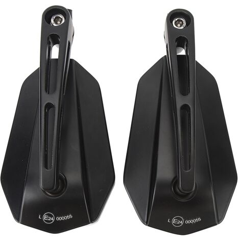 1 paire de rétroviseurs latéraux rotatifs pour CB1000R Shadow XL1000V, aile argentée, verre jaune (1/5)