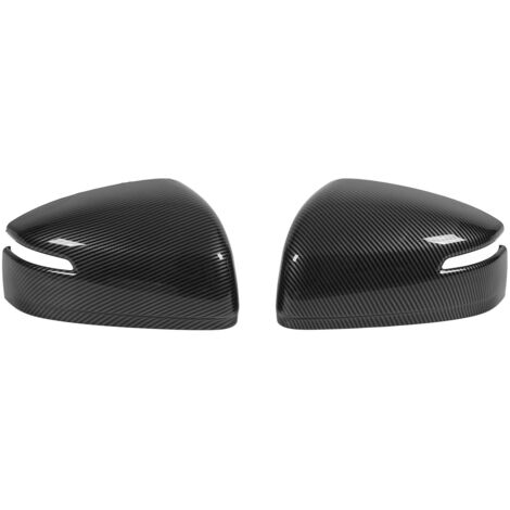 Couvercle de rétroviseur latéral en Fiber de carbone, 2 pièces, couvercle de porte de remplacement pour Land Cruiser Lc300 2023 (1/5)