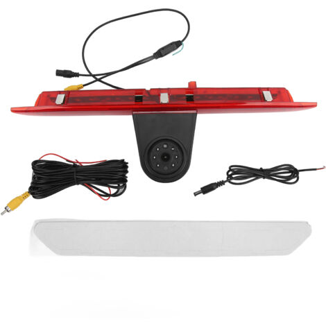 Caméra de recul avec feu stop surélevé, 12 V CC, angle de vision de 170°, étanche IP67, de remplacement pour Ford Transit 2014-2018 (1/5)