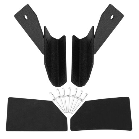 Un support de pilier, support de lampe de travail LED antirouille haute résistance en alliage d'aluminium noir de remplacement pour voiture Jeep Cherokee XJ (1/5)
