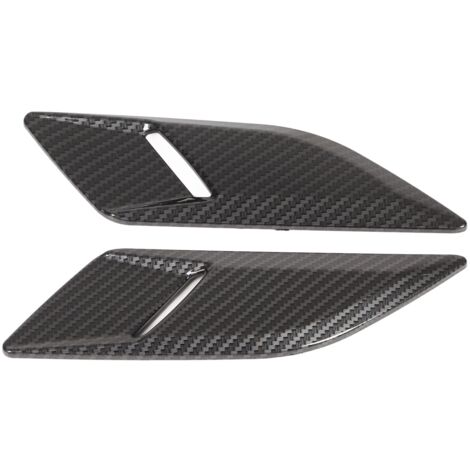 Paire de couvercles décoratifs de remplacement pour Land Rover Range Sport L494 2014 – 2022, en Fiber de carbone, garniture de sortie d'air (1/5)