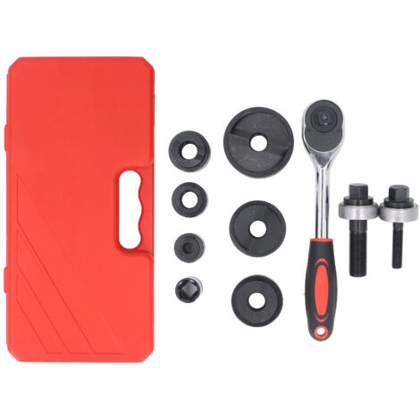 Kit de tournevis de perforation à cliquet, outil de coupe manuel de 1/2 à 2 pouces (1/5)