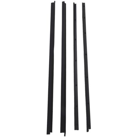 Bande d'étanchéité décorative pour porte et fenêtre de voiture, 4 pièces, étanche, coupe-vent, noire, 80821 01G00, pour Navara D21 série 1985 à 1997 (1/5)