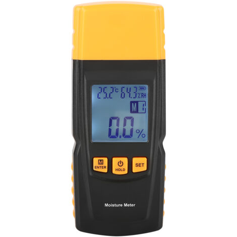 Humidimètre pour bois, détecteur de compteur à installation rapide, hygromètre, testeur d'humidité, cadeau parfait pour la maison (1/5)