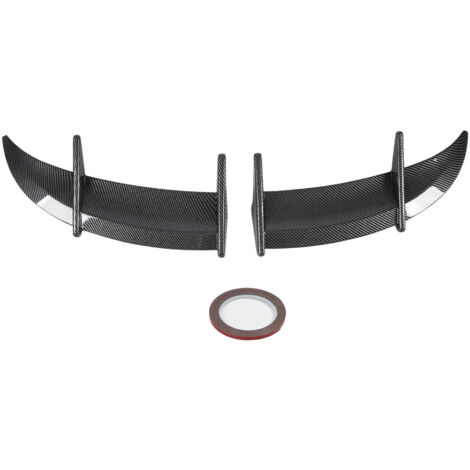 Becquet de coffre de voiture, garniture de lèvre d'aile supérieure de fenêtre de toit arrière de voiture pour Style MK6 en Fiber de carbone (1/5)