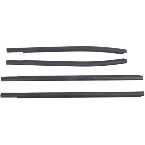 Bande d'étanchéité pour porte et fenêtre de voiture, 4 pièces, garniture moulée pour Ranger PX2 PX3 Wildtrak Raptor XLT XL (1/5)