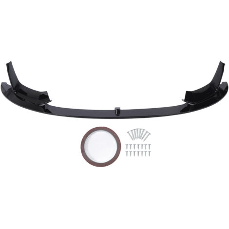 Kit de carrosserie d'aspect sportif noir brillant de séparateur de becquet de lèvre de pare-chocs avant pour F82 F83 M4 F80 M3 (1/5)