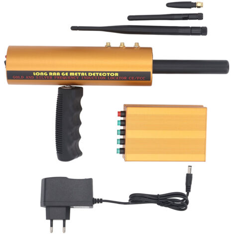 Détecteur de métaux haute précision, portée de 1000m, profondeur de 20m, 3 antennes, Scanner pour or, argent, cuivre, prise ue 100-240V (1/5)