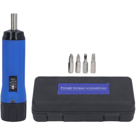 Kit de tournevis à Torsion préréglée 1.0-6.0Nm, tournevis Portable CW CCW manuel réglable pour la réparation et l'entretien (1/5)