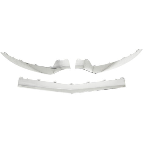 Garniture inférieure de pare-chocs avant chromé brillant de remplacement, 3 pièces, pour mercedes-benz classe E C207 coupé AMG Line Facelift 2014 – 2017 (1/5)