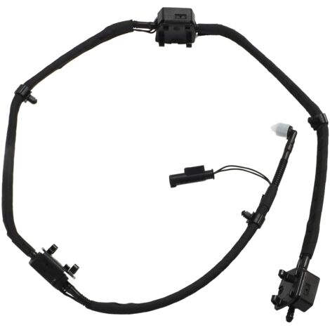 Buse de lave-glace chauffante 61667202027 ABS, Jet d'essuie-glace noir pour série 7 F01 F04 2008 à 2015 (1/5)