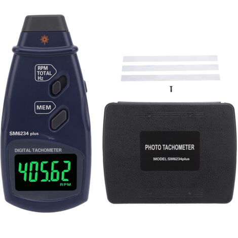 Tachymètre numérique 2 en 1, compteur de vitesse, testeur de rotation LCD pour petit moteur (1/5)