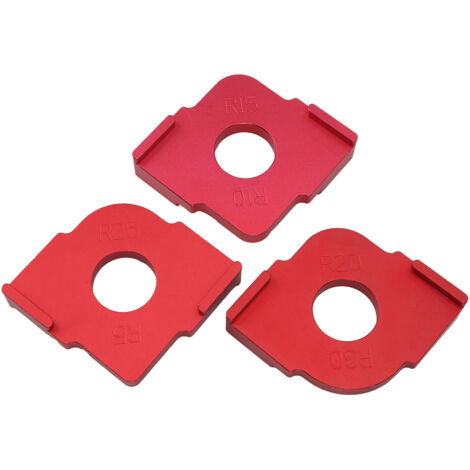 R gabarit d'angle arrondi routeur localisateur de positionnement pour le travail du bois R5-R25 R10-R15 R20-R30 (1/5)