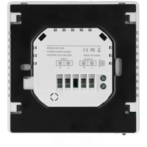 Thermostat intelligent WiFi, écran LCD, contrôle par application BT, régulateur de température, chauffage électrique, AC85-250V (1/5)