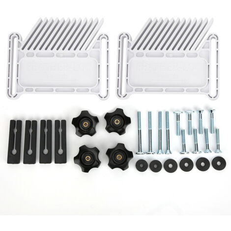 Planche à plumes pour le travail du bois, carré inversé, accessoires pour outils électriques, rainure de chanfrein Unique, Style B blanc (1/5)
