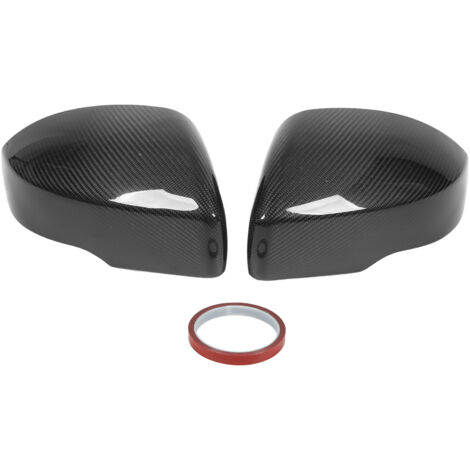 Couvercle de rétroviseur de porte en Fiber de carbone véritable, 2 pièces, remplacement pour Land Rover Range Vogue L405 2013 – 2019 (1/5)