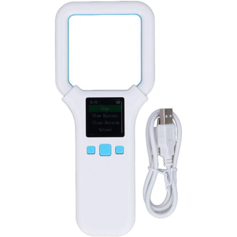 ID de puce RFID sans fil tenu dans la main de Bluetooth du lecteur 134.2khz 125khz d'étiquette animale (1/5)