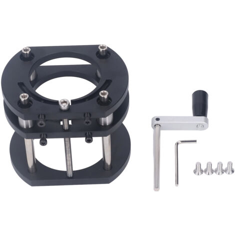 Plate-forme élévatrice de routeur, système de levage de Table de fraisage en métal à 4 mâchoires pour le rainurage électrique, le tenonnage, le chanfreinage (1/5)