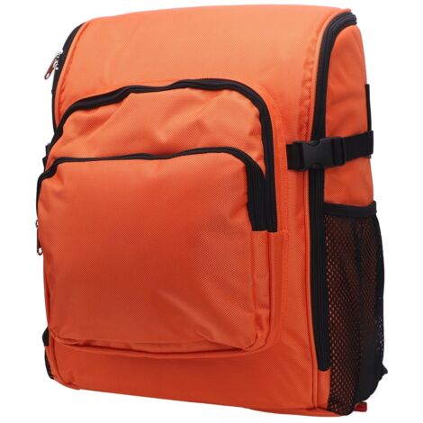 Sac à dos pour outils de nettoyage 45x32x19cm, grande capacité, tissu Oxford 1000D, anti-éclaboussures, fournitures de ménage, sac Orange (1/5)