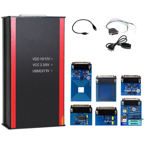 Outil de remise à zéro du kilométrage IMMO, programmateur de clé ECU, correction du compteur kilométrique, diagnostic SRS avec adaptateurs pour voiture