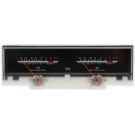 P78WTCOG VU Meter double en-tête DB amplificateur niveau Audio avec accessoire de rétro-éclairage