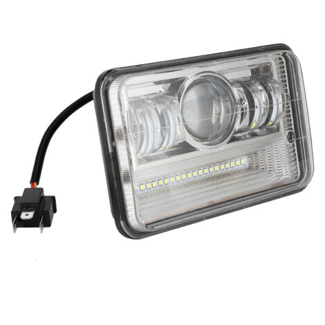 Projecteur carré à faisceau haut et bas 40W H4, lumière de travail LED 6000k, universel pour camions tout-terrain SUV ATV (1/5)