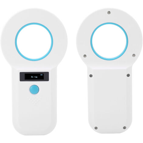 Scanner de puces d'identification d'animaux domestiques, 134.2KHz, 125KHz, lecteur de cartes d'animaux rechargeables avec fonction de stockage pour animaux de compagnie (1/5)