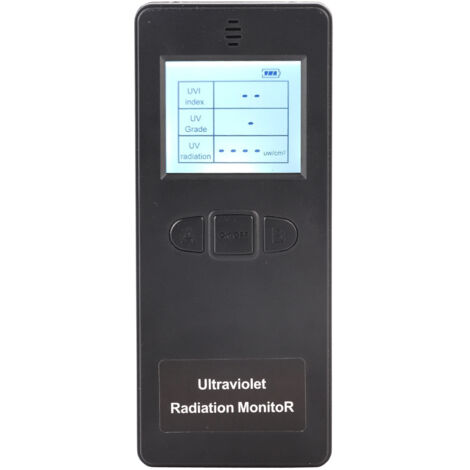 LCD Portable Digital Extraviolet Radiation Detector UVI METER TESTER POUR HOME OFFICE INDOOR ET EXTÉRIEUR (1/5)
