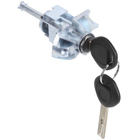 Ensemble cylindre de serrure de porte avec 2 clés, adapté à la conduite à gauche E46 série 3 (1/5)