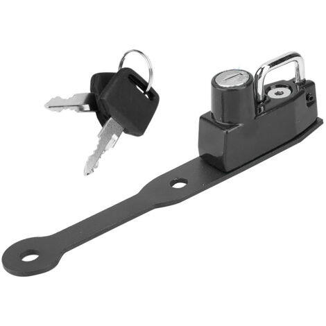 Verrou de casque antivol pour moto, côté gauche, adapté pour CBR400R CBR500R CB500F (noir) (1/5)