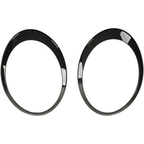 2 pièces de capot de bordure de phare noir brillant moulé pour Cooper Clubman F54 S JCW 2015 – 2022 (1/5)