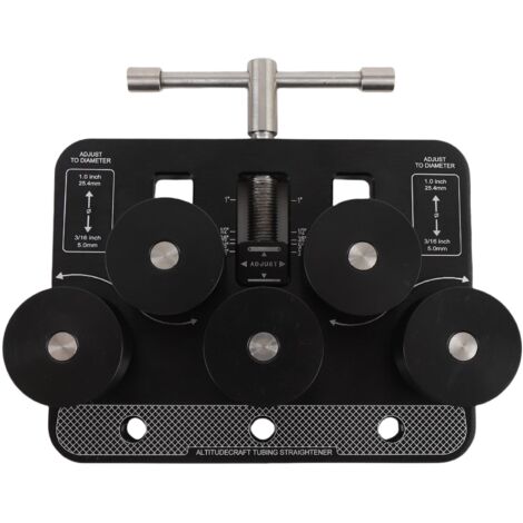 Redresseur de tubes portatif, conduite de carburant de frein en aluminium pour tubes de 3/16 à 1 pouce de diamètre (1/5)