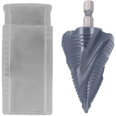 Foret étagé impérial 1/4 à 1-3/8 pouces pour métal, rainure en spirale à 4 cannelures avec 8 % de cobalt (1/5)