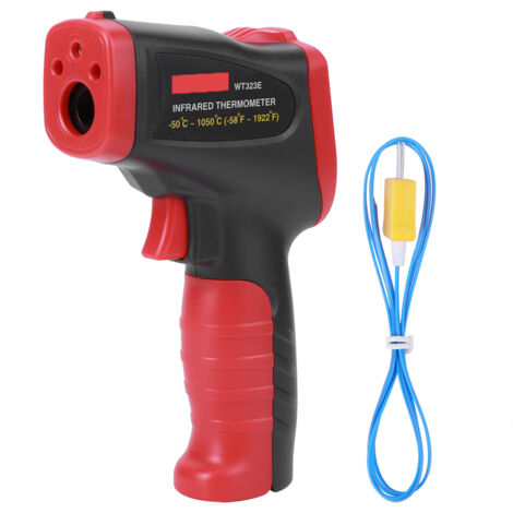 WT323E 50 ℃ 1050 ℃ thermomètre LCD à écran couleur outil de mesure de la température industrielle (1/5)