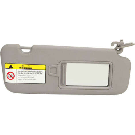 Pare-soleil côté passager avec miroir 85220 F0100TTX pour Elantra AD 2016 à 2019 gris (1/5)