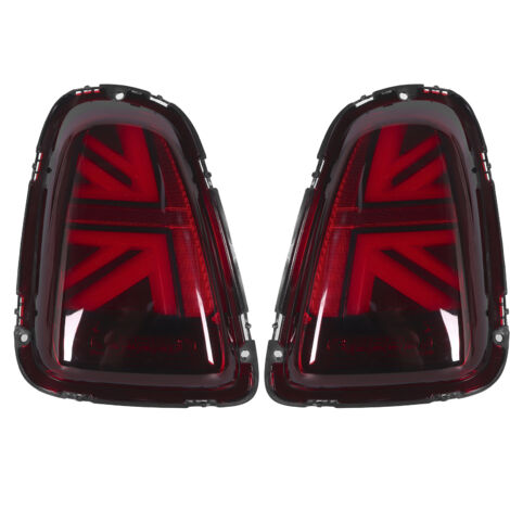 VLAND pour JCW Union Jack feux arrière LED complets lentille rouge convient pour R56 R57 R58 R59 LCI 2011-2015 (1/5)
