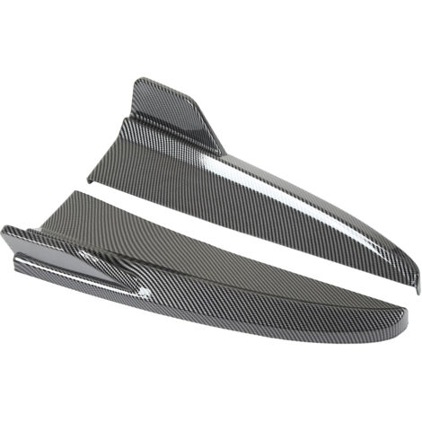 1 paire de diffuseur de lèvre de pare-chocs arrière, séparateur latéral de queue de remplacement pour classe C W205 C43 AMG-Line 2015 – 2021, Style Fiber de carbone (1/5)