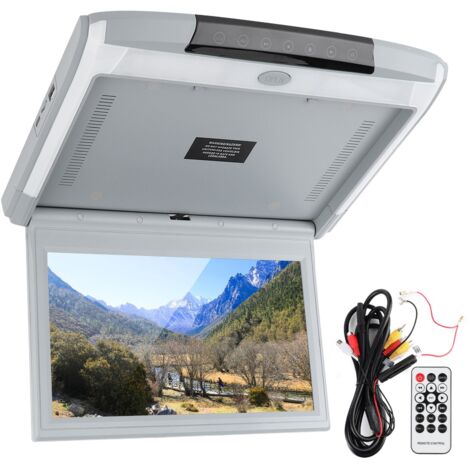 Écran de plafond pour voiture 11,6 pouces, TV HD 1080p, écran MP5 avec USB, TF, HDMI, FM, compatible avec la télécommande