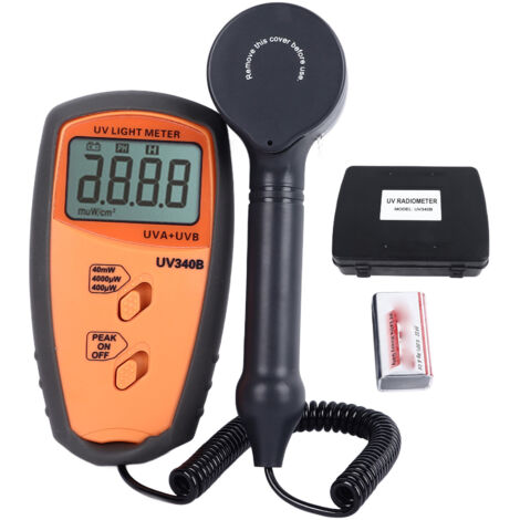 Testeur de lumière UV UVA UVB, radiomètre à écran LCD 290-390nm pour tester la mesure (1/5)