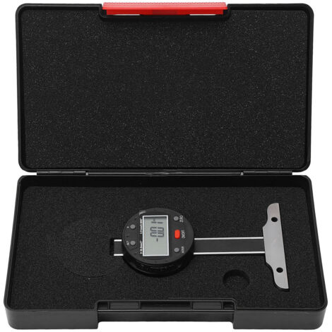 Jauge de profondeur numérique, affichage LCD de haute précision, indicateur électronique, outil de mesure avec Interface de données 0-50.8mm (1/5)
