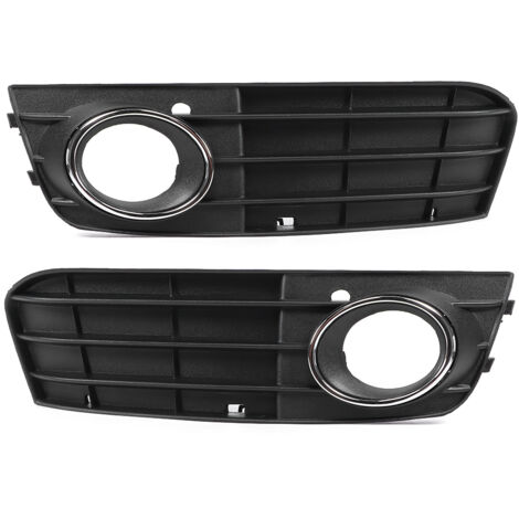 Paire de grilles de phares antibrouillard gauche + droite, couvercle de calandre pour phare de voiture 8KD807681 adapté pour A4 B8 0912 (1/5)