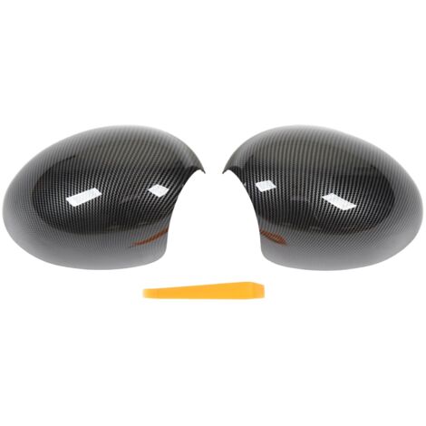Couvercle de rétroviseur 51162754913 gauche et droit en Fiber de carbone, 2 pièces, pour R55 R56 R57 R58 R59 R60 R61 (1/5)