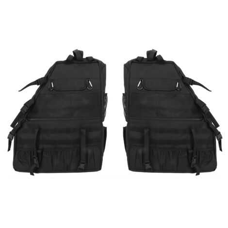 Sac de rangement à Cage à roulettes, organisateur de coffre multifonctionnel, porte-outil adapté pour Jeep Wrangler 2/4 portes 2007 à 20162 pièces (1/5)