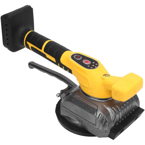 Outil vibrant pour carrelage, 10 000 Hz/min, 5 vitesses réglables, ventouse à verrouillage de 125 mm, machine à niveler par vibration pour carrelage, compatible avec la batterie DCB200